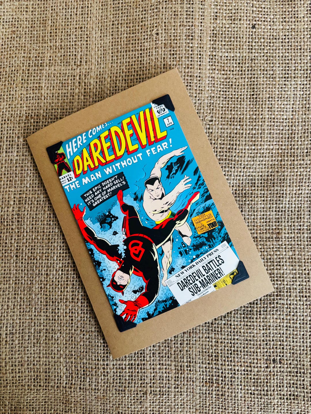 🦸‍♂️ Tarjeta Personalizada De Daredevil (Marvel) | Para Cualquier Relación Y Edad | Sues Cards