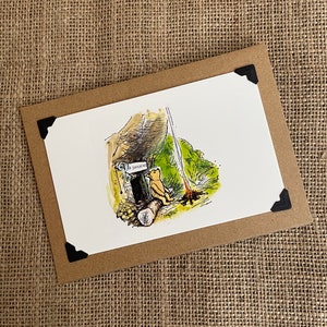 Carte d'anniversaire faite main - Winnie l'ourson