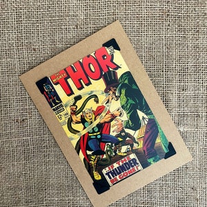 Handmade Birthday - Greeting Card - Marvel Comics - The Mighty Thor