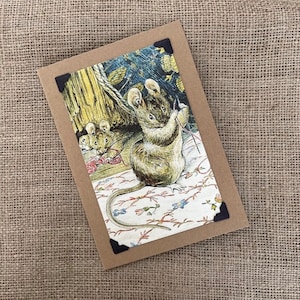 Beatrix Potter Handmade Greeting - Birthday Card - Peter Rabbit
