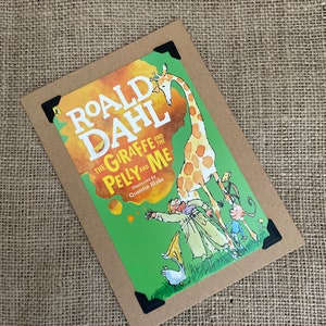 Handmade Birthday - Greeting Card - The Giraffe And The Pelly And Me - Roald Dahl