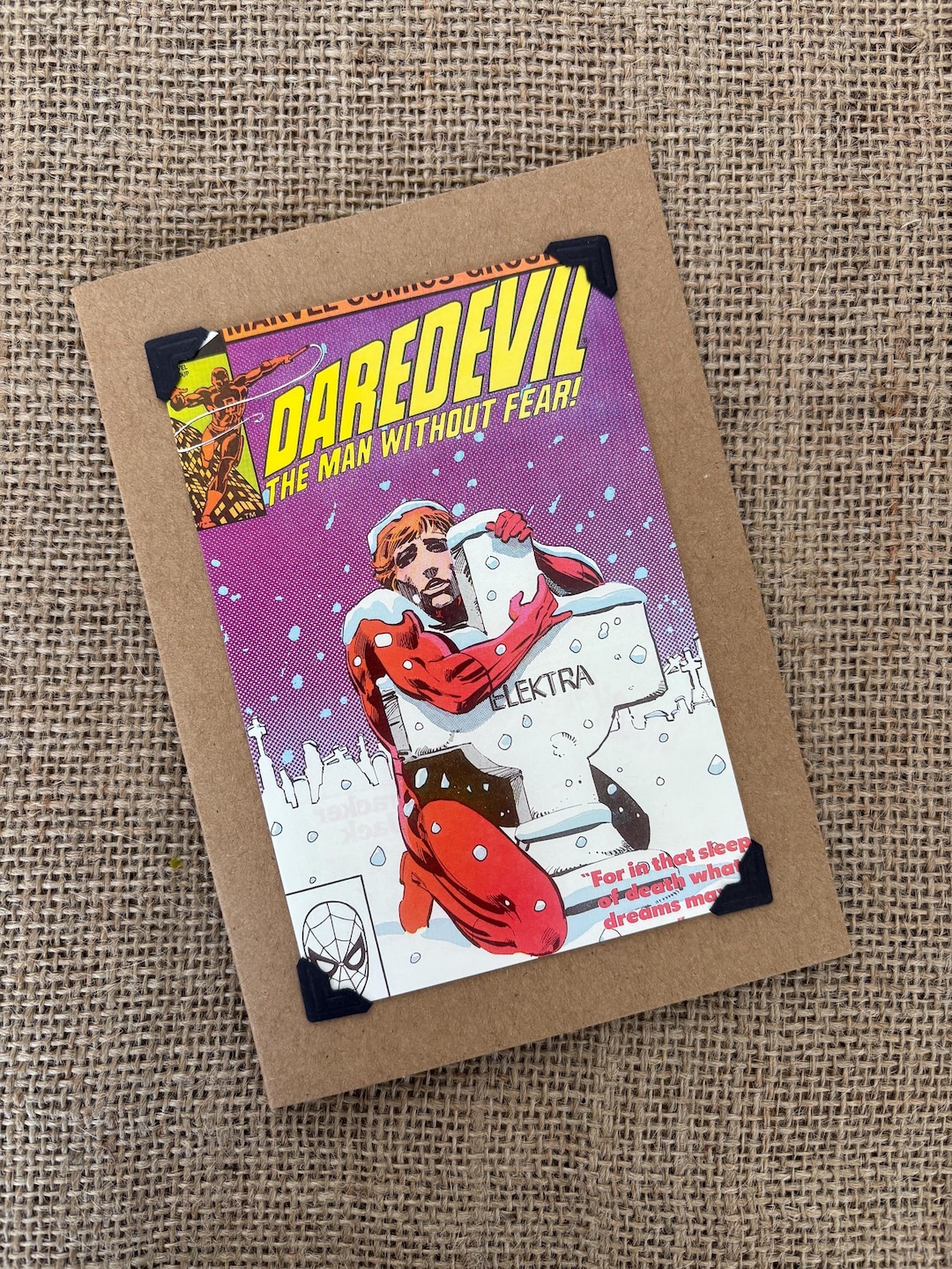 Handmade Birthday - Greeting Card - Marvel Comics - Daredevil - Etsy