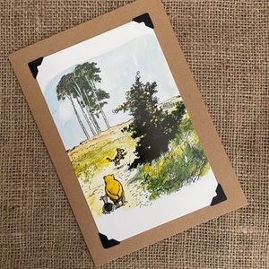 Cumpleaños hecho a mano - Tarjeta de felicitación - Winnie The Pooh