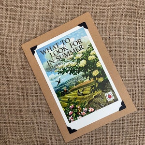 Handgemaakte verjaardagskaart. Omslag van een lieveheersbeestjeboek. Waar je in de zomer op moet letten