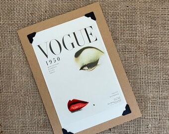Vogue Birthday Card Etsy