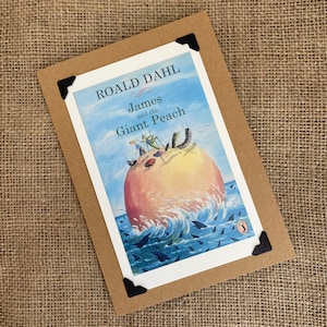 Handmade Birthday - Greeting Card - Ronald Dahl. James And The Giant Peach