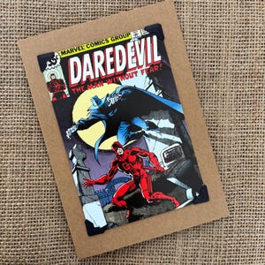 Cartão de aniversário feito à mão - Marvel Comics - Demolidor