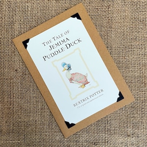 Biglietto d'auguri fatto a mano - Beatrix Potter - Il racconto di Jemima Puddle-Duck