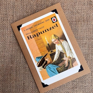 Biglietto d'auguri fatto a mano per compleanno - Copertina del libro "Coccinella" - Rapunzel