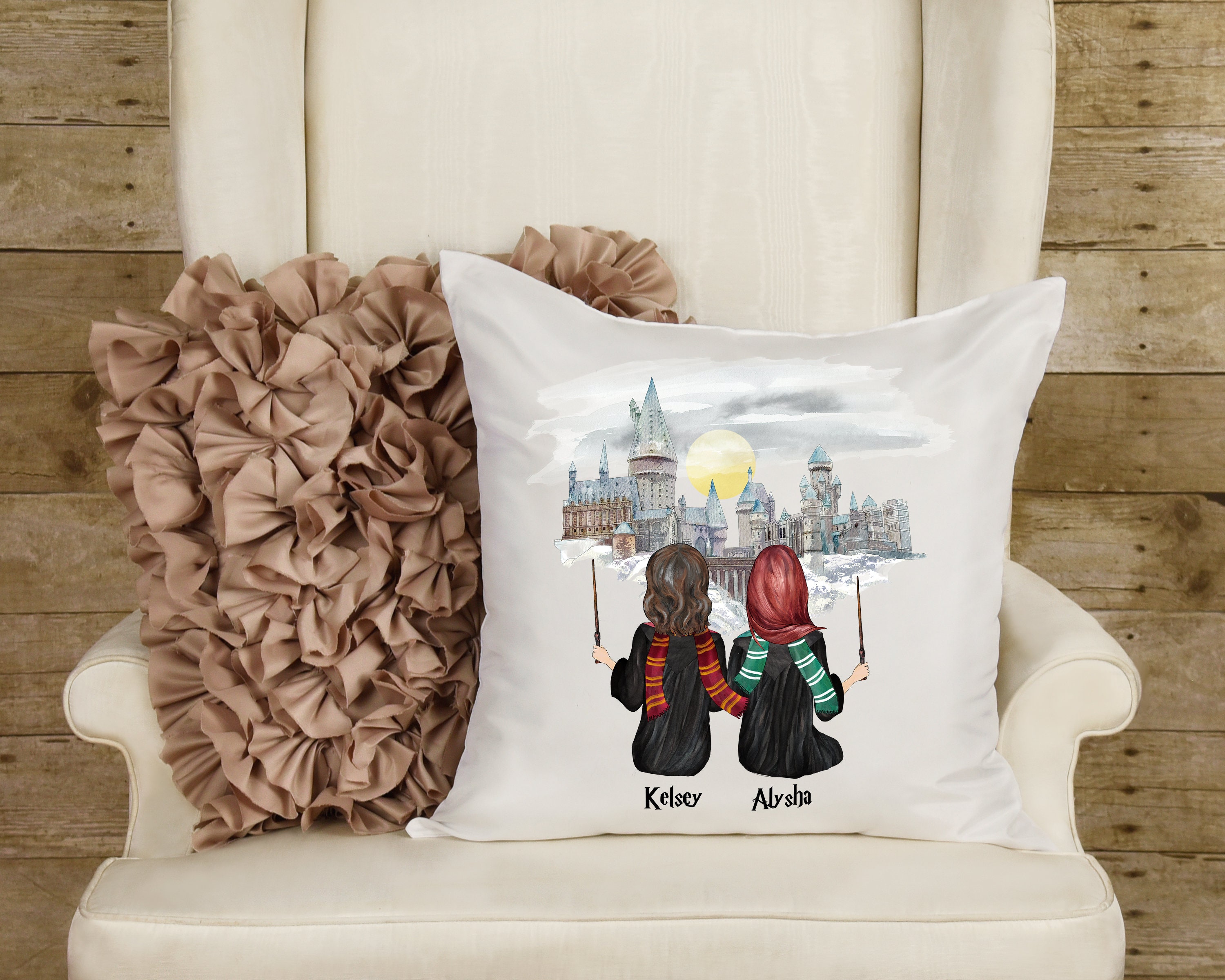 harry potter reversible sequin pillow