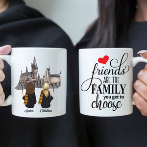 Wizard Best Friend Mug, HP Friends Mug, Friends are family that we choose, Bestie Mugs,Always Family