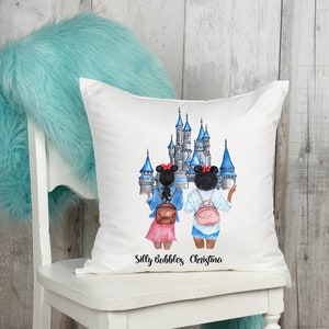Best Friend White Pillow,  Sequin Pillow,  Bestie Pillow, Best Friend Personalized  Pillow, Custom Friends Pillow,  Best Friend Pillow