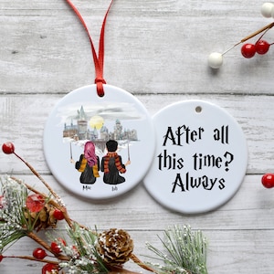 HP Always Ornament, Wizard Ornament, HP Wizard Ornament, Christmas Wizard Ornament, Best Friend Ornament, Christmas Gift