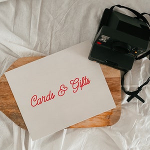 SUGAR PIE Karten und Geschenke Zeichen | Digitaler Download | Druckbares Hochzeitstisch Schild | Print at Home Hochzeit Zeichen | Karten und Geschenke Hochzeitsschild