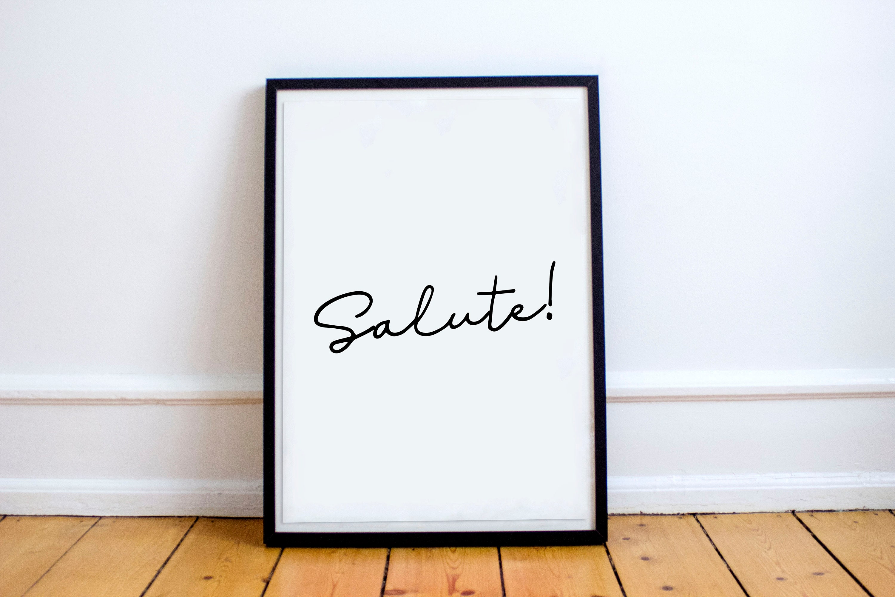 Cheers Salute Modern Italian Printable Art Minimalist Etsy Ireland