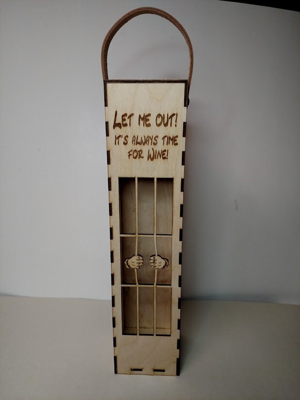 Jail Break Wine Box Etsy