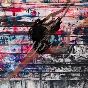Dancer, Art Print, Contemporary Wall Art, Dancer Gifts