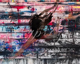 Dancer, Art Print, Contemporary Wall Art, Dancer Gifts