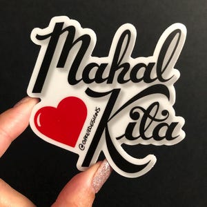Mahal Kita Sticker, Love Stickers, Philippines, Filipino Stickers