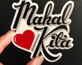 Mahal Kita Sticker, Love Stickers, Philippines, Filipino Stickers