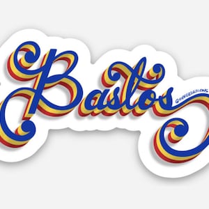 Autocollant Bastos, autocollant en vinyle, mots philippins, dicton tagalog