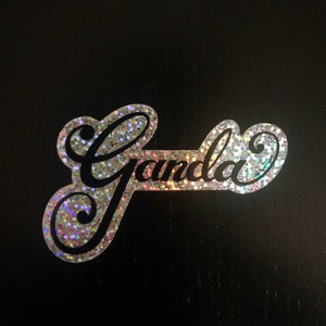 Sticker vinyle Ganda, beaux stickers scintillants, cadeaux philippins