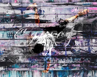 Break Dancer, Hip Hop, Contemporary Wall Art, Gift For Friend