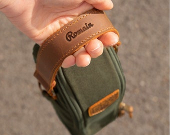 JACK personalized pétanque bag, customizable boule bag - Leather engraving