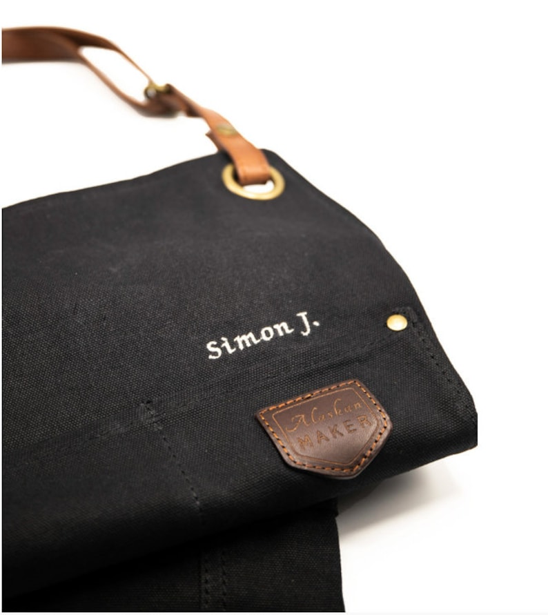 Customizable split apron N690, customizable DIY apron Crossed back straps image 2