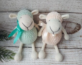 Amigurumi schapen / gebreide schapen / gebreid speelgoed / gehaakte schapen / gebreid lam / amigurumi lam / gehaakte lam / schapen speelgoed / speelgoed schapen / amigurumi dieren / lam