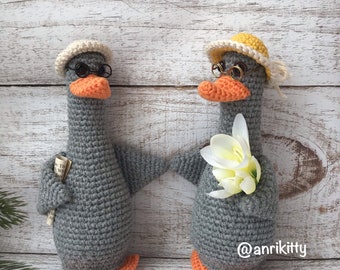 Crochet goose toy,amigurumi goose toy,handmade goose toy,goose plush toy,stuffed goose toy,knitted goose,knit goose,plush goose,toy goose