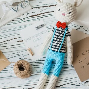 Crochet rabbit toy,crochet rabbit,amigurumi rabbit toy,amigurumi rabbit,handmade rabbit toy,handmade rabbit,stuffed rabbit,toy rabbit,rabbit image 3