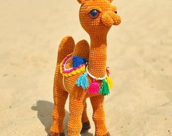 ヨルダンパビリオン　ラクダ ぬいぐるみサイズ大　民族織物 新品 大阪 万博 トルクメニスタン パビリオン 限定 オブジェ ラクダ