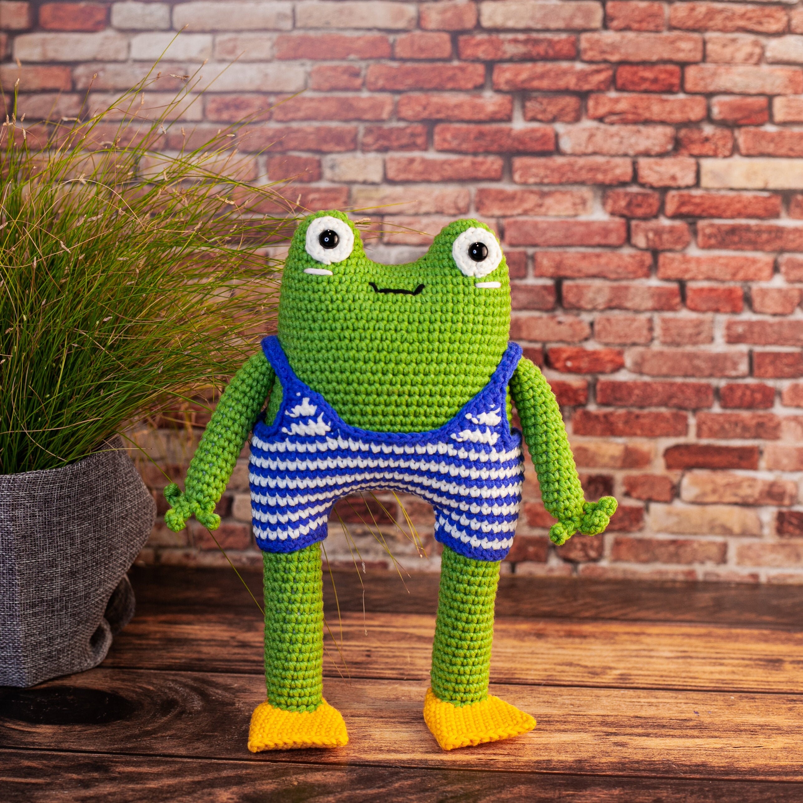 Best knitted frog for children handmade toy frog for a gift Etsy