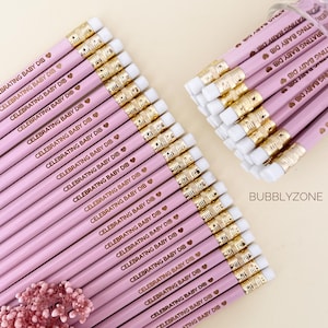 Personalised Laser Engraved Pencils/Baby Shower Pencils/Back to School/ Teachers Pencils/ Kids Pencils/ Wedding Favours