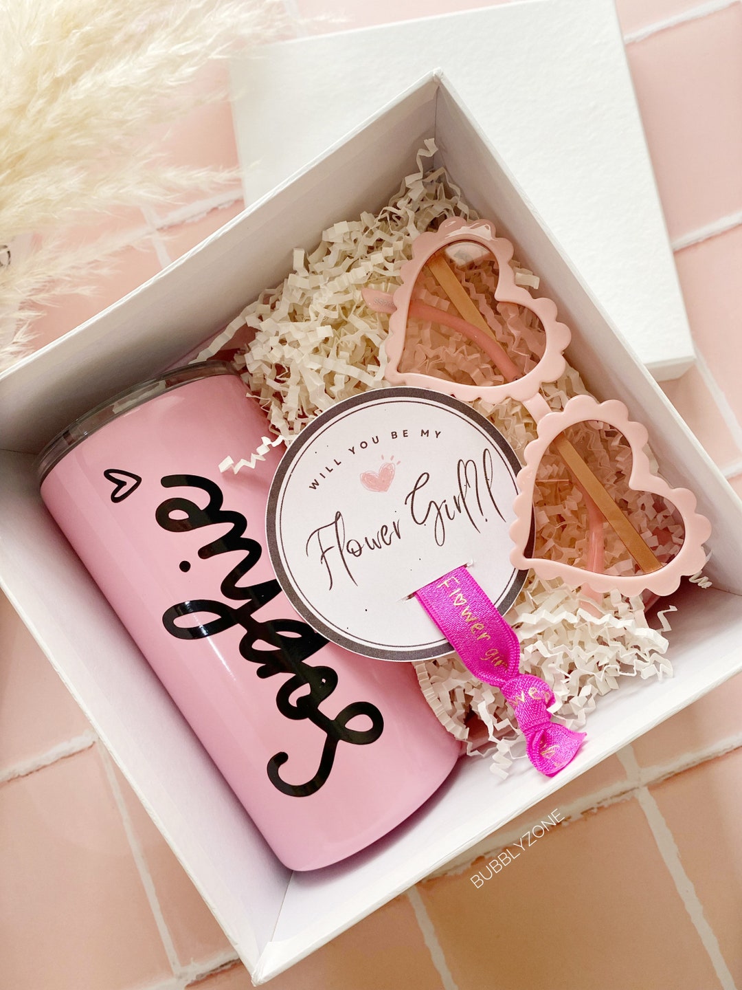 Flower Girls Proposal Gift Box/ Bridal Gift Hamper/ Wedding Gift/ Will