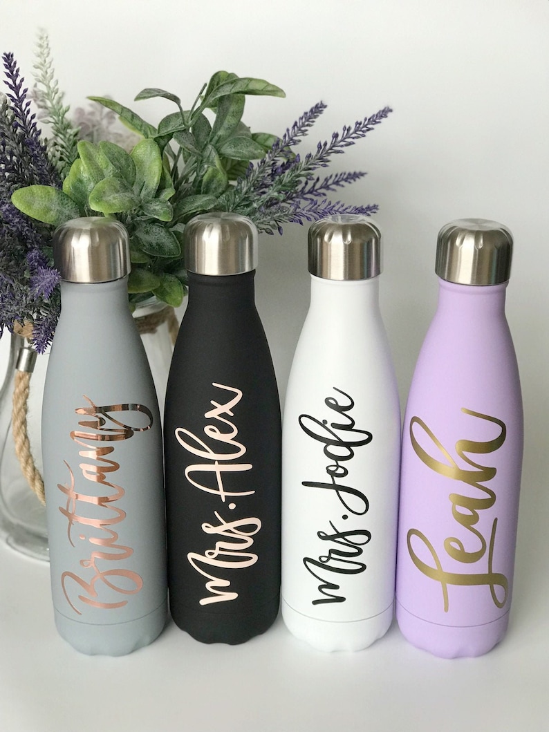 Personalised Stainless Steel Drink Bottle 500ml/ Gifts for Etsy Australia