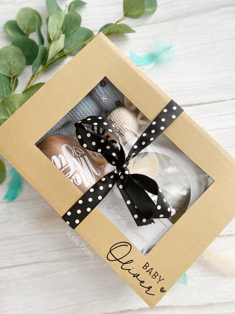 Mum and Bub Gift Hamper Pack With Window Box/ Baby Shower Gift Etsy
