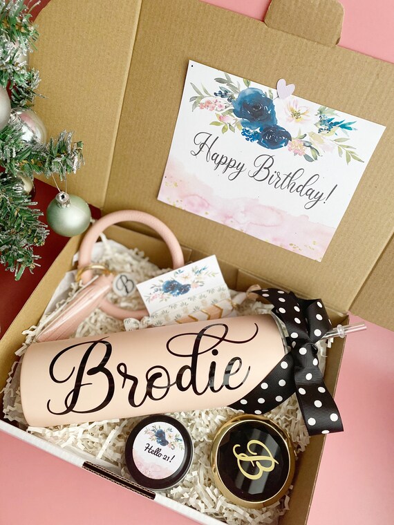 Birthday Gift Hamper/ Blush Birthday Gift Set for Her/ Gifts Etsy