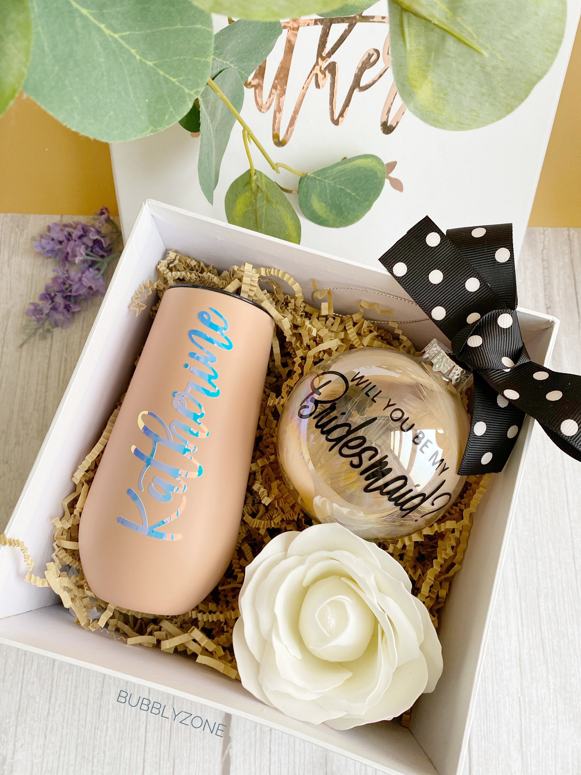 Small Bridal Proposal Gift Hamper/ Will You Be My Bridesmaid/ Etsy