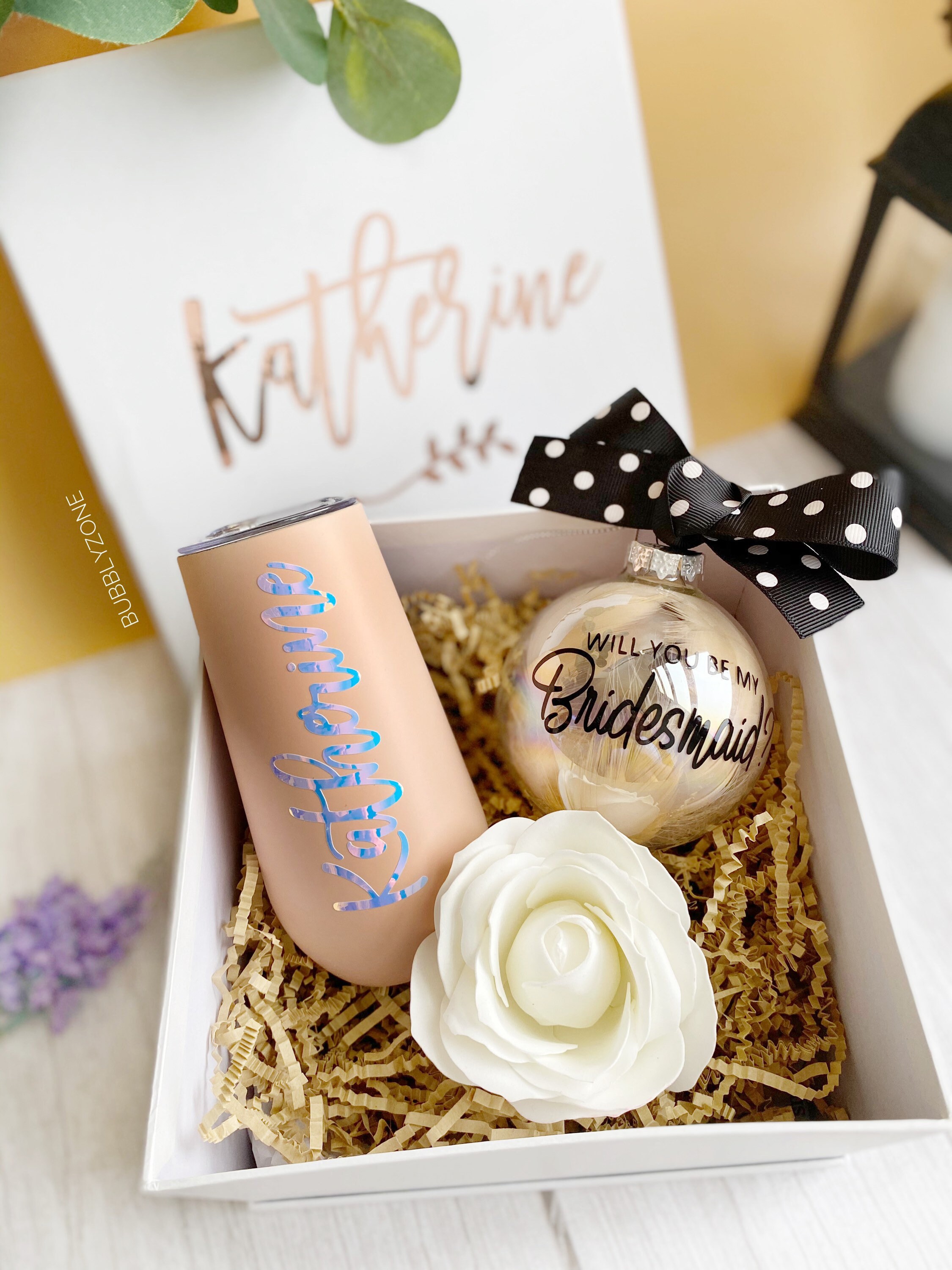 Small Bridal Proposal Gift Hamper/ Will You Be My Bridesmaid/ Etsy