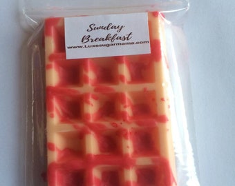 Sunday breakfast wax melt/ wax melts/ parasoy wax/ waffle/ home fragrance