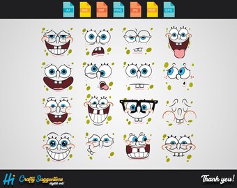 Download Spongebob svg | Etsy