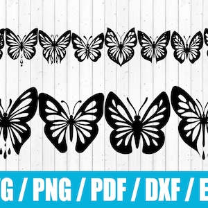 Butterfly SVG Clipart Bundle – Digital Download for Cricut, Silhouette, Laser Cutting, DIY Crafts & Graphic Design