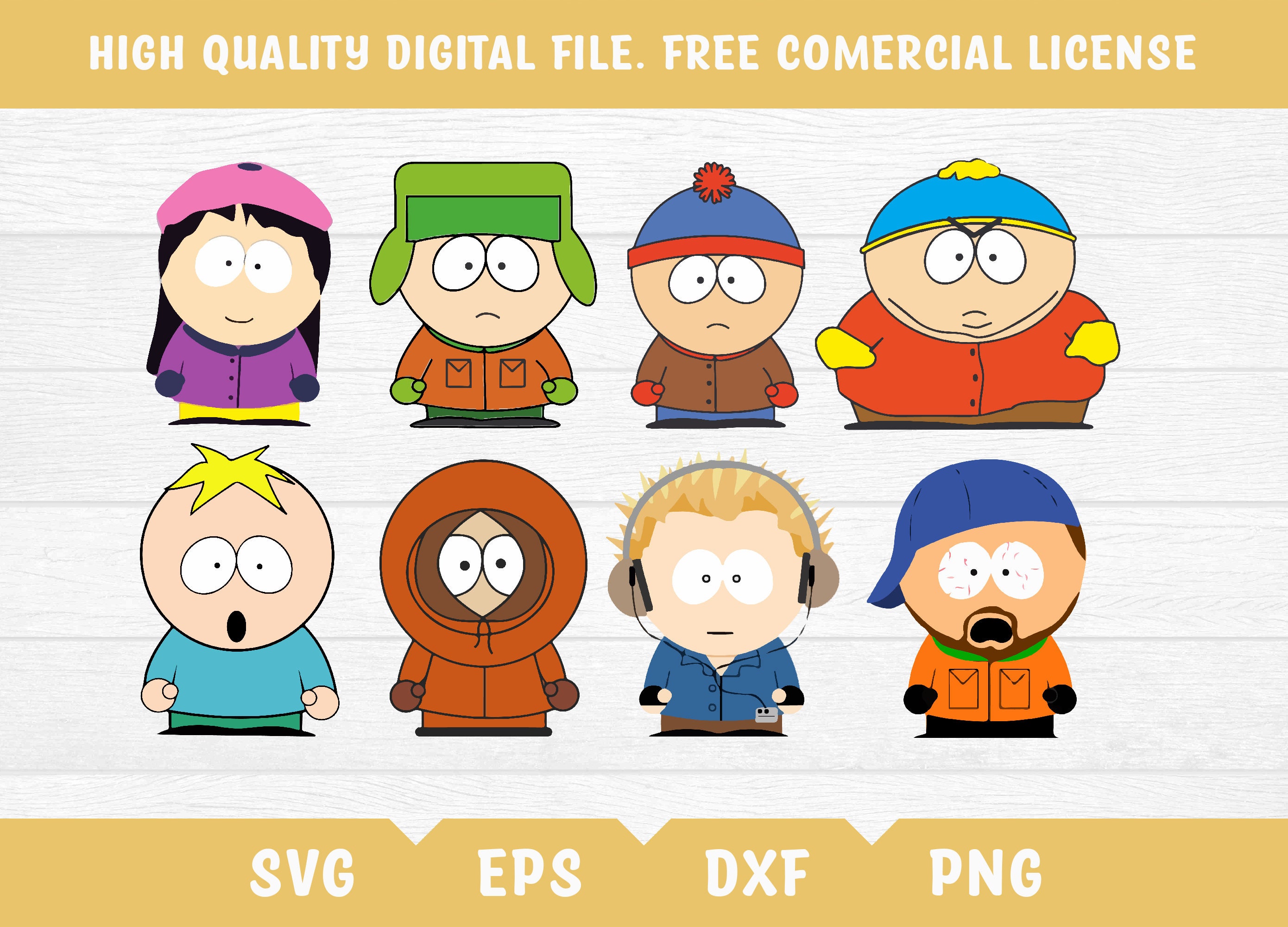 South Park Boys Sticker Bundle Pack of 4 – South Park Shop