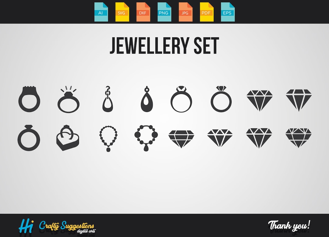 Jewellery Pack Diamond Svg Dxf Eps Earrings Cut File Perfect - Etsy