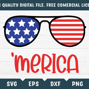 merica SVG, 4th of July Svg for Cricut and Silhouette. Independence Day SVG, Cut File Design Fourth of July SVG Clipart American Flag svg