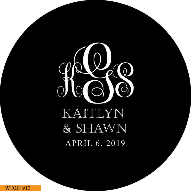 Digital Custom Personalized Gobo Monogram for Wedding, Wedding Gobo