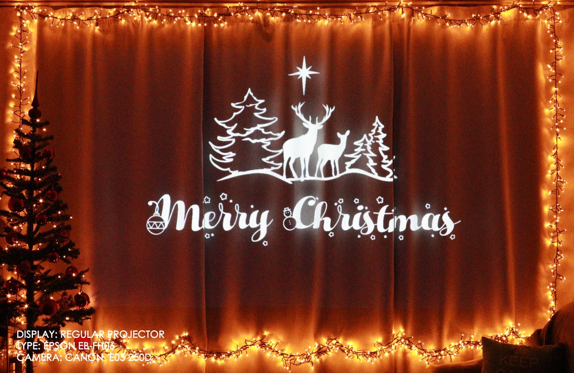 Digital Custom Personalized Gobo for Christmas Christmas - Etsy