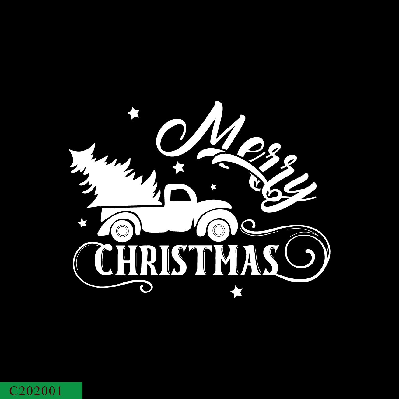 Gobo personnalisé numérique personnalisé pour Noël Gobo de Etsy France